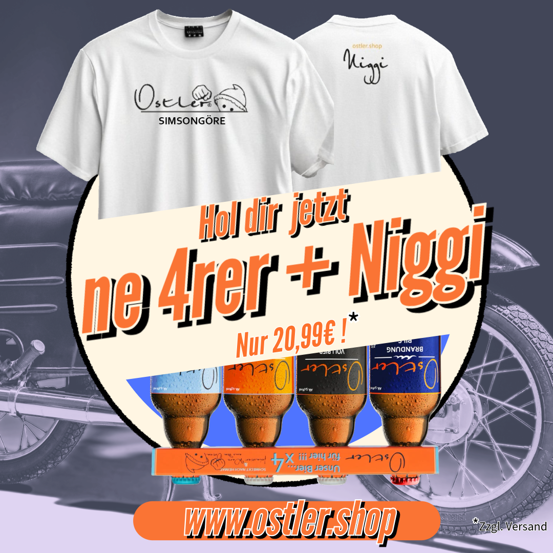 OSTLER-Niggi SIMSONGÖRE Weiß + 4rer