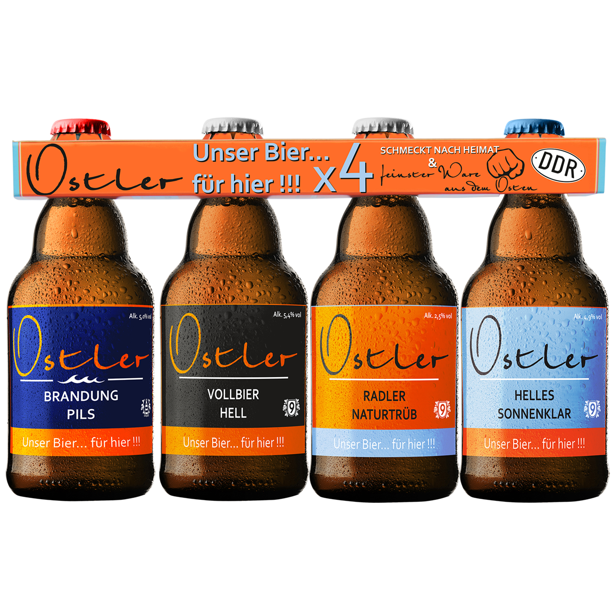 Ostler Bier 4er Leiste