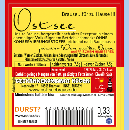 Ostsee Himbeer Brause FREIBAD
